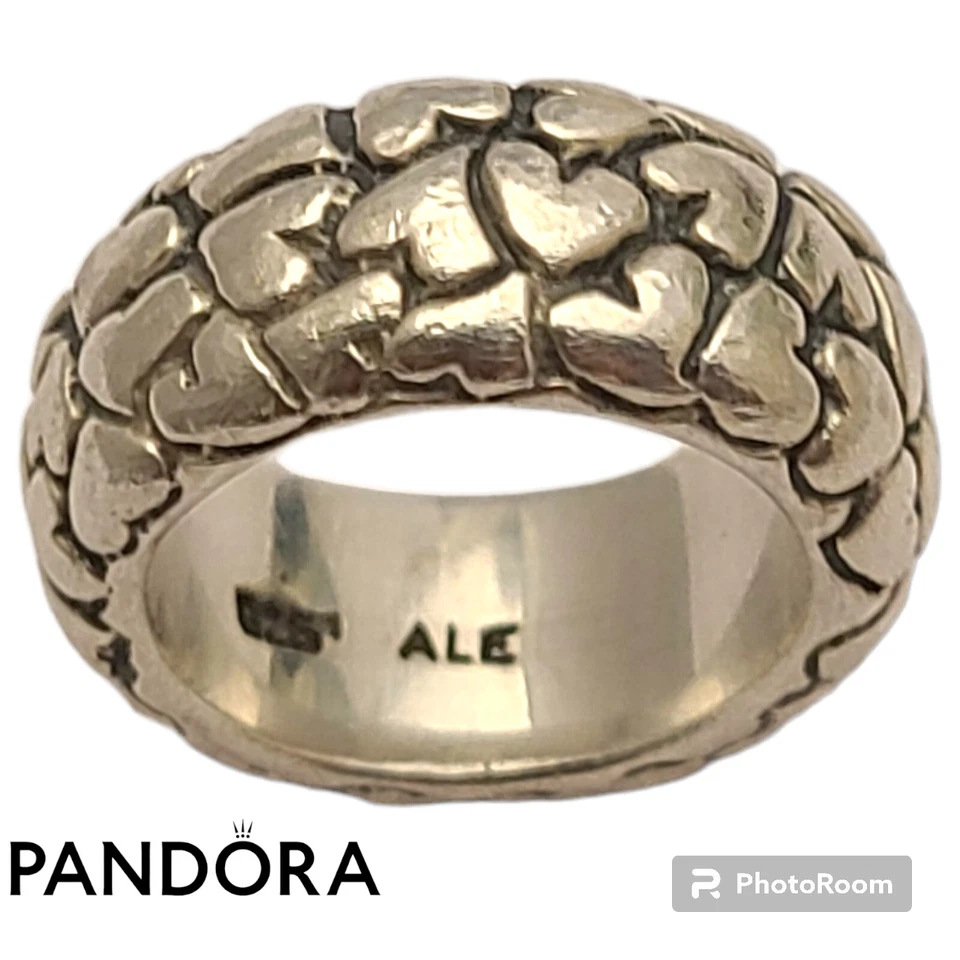 Per Algot Enevoldsen Sterling Ring. Heart by Heart. Silver. MADE IN DENMARK. Sz6 - Image 1 of 4