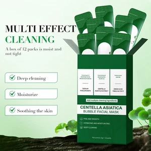 Centella Asiatica Bubble Hydrating Moisturizing Deep Cleansing Nourishing Mask - Picture 1 of 6
