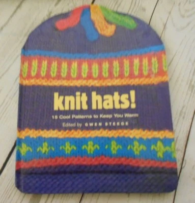  Knit Hats! 15 patterns Edited by Gwen Steege  Book Vintage - Image 1 of 4