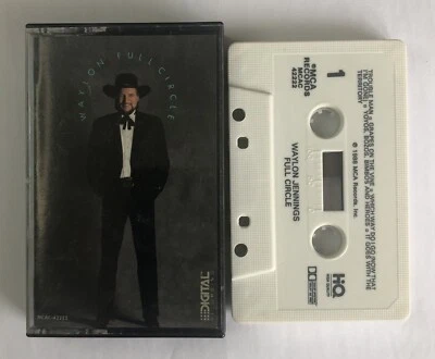 Waylon Jennings - Full Circle - PROMO Cassette Tape MCAC-42222 1988 - Image 1 of 4