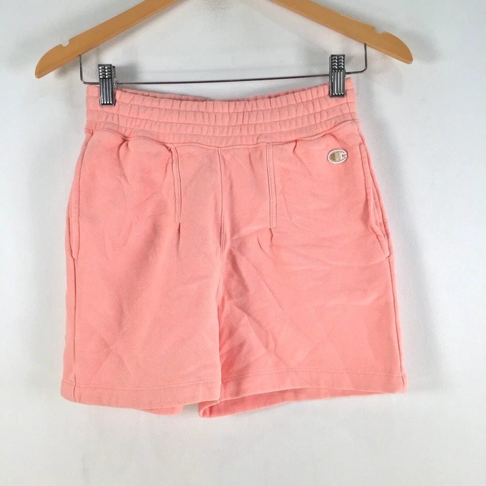 Champion Sudadera Pantalones Cortos Mujer XS Rosa Elástico Mezcla Algodón 103441 Foto 1 de 4