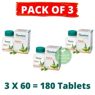 3 X Tabletas Himalaya Arjuna Muy Rápido Envío Gratis 100% Dinero Seguro...