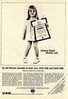 3w22795/ Alte Reklame aus 1968 – BUNDESANLEIHEN – Dieses Kleid wächst mit.