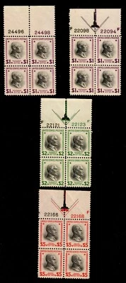 US #803-834 1938 1/2c to $5  Prexie Complete PB4. MNH VF+ (BCV $965) - Image 1 of 4