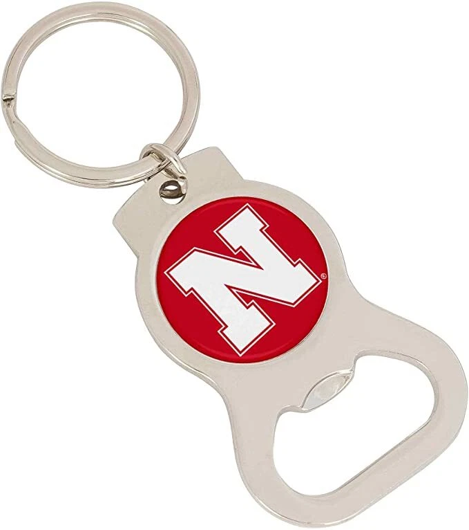 NCAA  Team Color Bottle Opener Keychain Key Ring - Image 1 of 4
