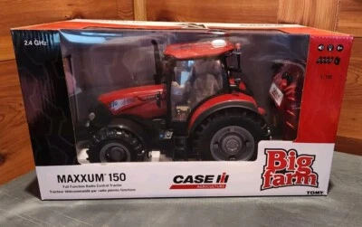 NIB 1:16 BIG FARM/TOMY CASE IH MAXXUM 150 FULL FUNCTION RADIO CONTROL TRACTOR - Image 1 of 4