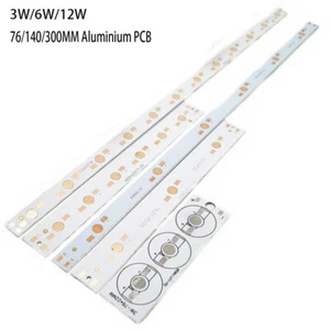LED PCB 140MM 300MM 3/6/12W Aluminum plate 1/3/5W high Power led installed Light - Picture 1 of 9