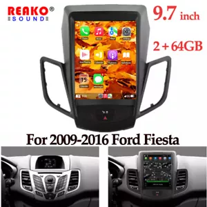 For 2009-2016 Ford Fiesta 9.7" Stereo Radio Android 13 GPS Navi WiFi Carplay BT - Picture 1 of 13