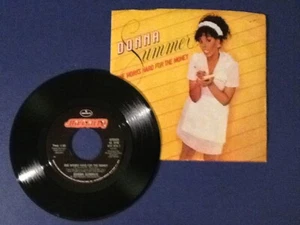 DONNA SUMMER~she works hard...money MERCURY 1983 near TOP COPY ~ Both Nm+ - Imagen 1 de 5