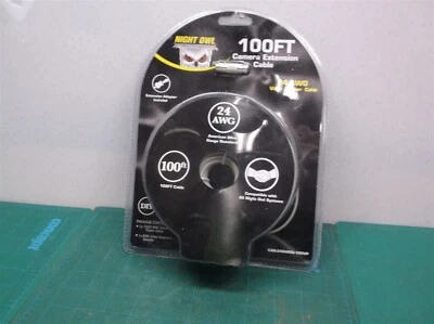 Night Owl Camera Extension Cable 100 ft CAB-24AWGG-100VP New Sealed - Image 1 of 4
