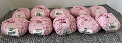 Laines Du Nord ROYAL 100% CASHMERE Yarn Color#23-Pink 25g/82yds - Image 1 of 4