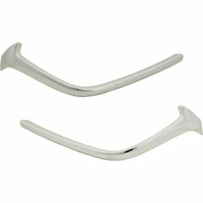 New Chrome Lower Grille Molding Set For 2017-2018 Mazda 3 MA1214106 MA1215106 - Imagem 1 de 4