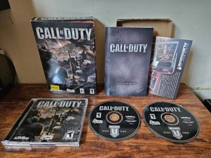 *ORIGINAL RELEASE* Call of Duty (2004, PC CD-Rom) Big Box, CIB Complete CoD - Picture 1 of 11
