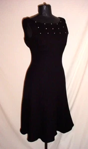 Jones Wear Dress Size 8 Formal Special Occasion Black Sleeveless Lined - Picture 1 of 9