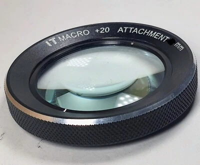 58mm Close-Up Lens Macro attachment Glass Filter +20 58mm E58 E-58 Extreme Close - Image 1 of 3