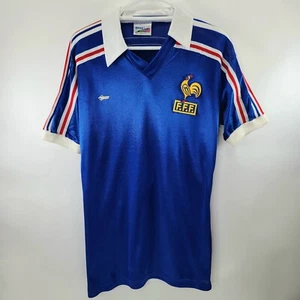 Camiseta deportiva retro vintage Doss RARA de la selección nacional de Francia - 1986 - talla L - Imagen 1 de 15