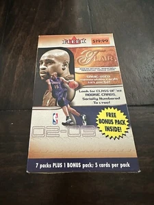 2002-03 Flair Basketball Blaster Box Factory Sealed 7 + 1 Packs - Bild 1 von 2