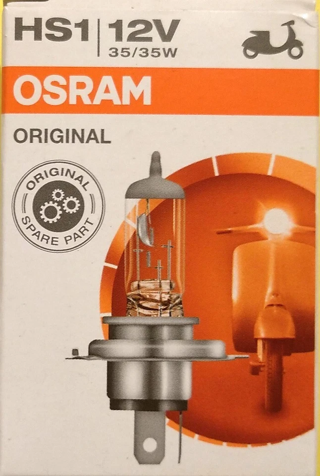 LAMPADINA HS1  ALOGENA 12V 35/35W PX46T DELLA OSRAM HS1PL 2 PEZZI - Immagine 1 di 4