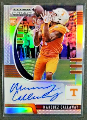 MARQUEZ CALLAWAY 2020 Panini Prizm Draft Picks Rookie Silver Auto RC #266 - Image 1 of 2