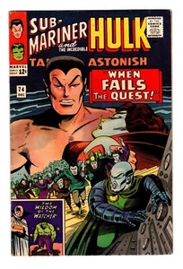 TALES TO ASTONISH 74, SUB-MARINER and HULK, (8.0), DEATH LEADER, WATCHER APP * - Picture 1 of 2