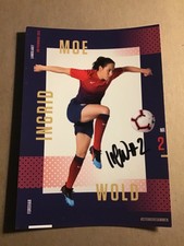 Ingrid Moe Wold, Norway 🇳🇴 World Cup 2019 LSK Kvinner signed 4x6