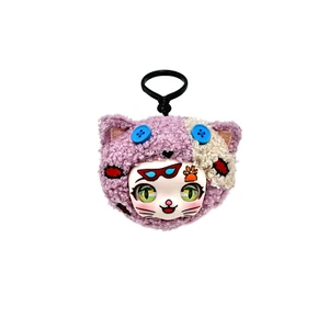 Bolsos de peluche llavero peluche compañero para mochila gatito - Imagen 1 de 10