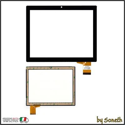 VETRO TOUCH SCREEN PER CLEMENTONI CLEMPAD XL 4.4 13697 NERO - Immagine 1 di 3