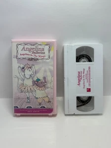 Angelina Ballerina: Angelina In The Wings VHS Tapes 2002 Pink Clamshell - Picture 1 of 6