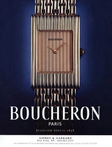 2000 Boucheron Paris: Asprey Garrard Vintage Print Ad - Picture 1 of 1