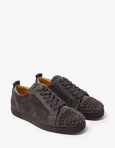 Christian Louboutin Louis Junior Spikes Orlato 'Ombre Grey' EU 40 UK 6 RRP £795 - Imagen 1 de 8