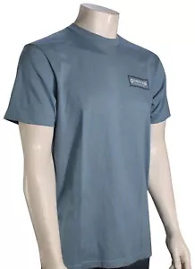 Quiksilver Surf Sign T-Shirt - Blue Shadow - New - Picture 1 of 1