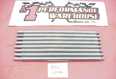 8 Polished Pushrods 9.00" Long 7/16" NASCAR SB2.2 #3 Foto 1 de 4