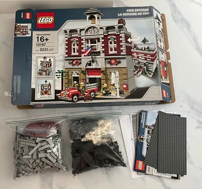 Lego FIRE BRIGADE 10197 100% COMPLETE! Checked Inventory List/BOX/Manuals NICE! - Image 1 of 4