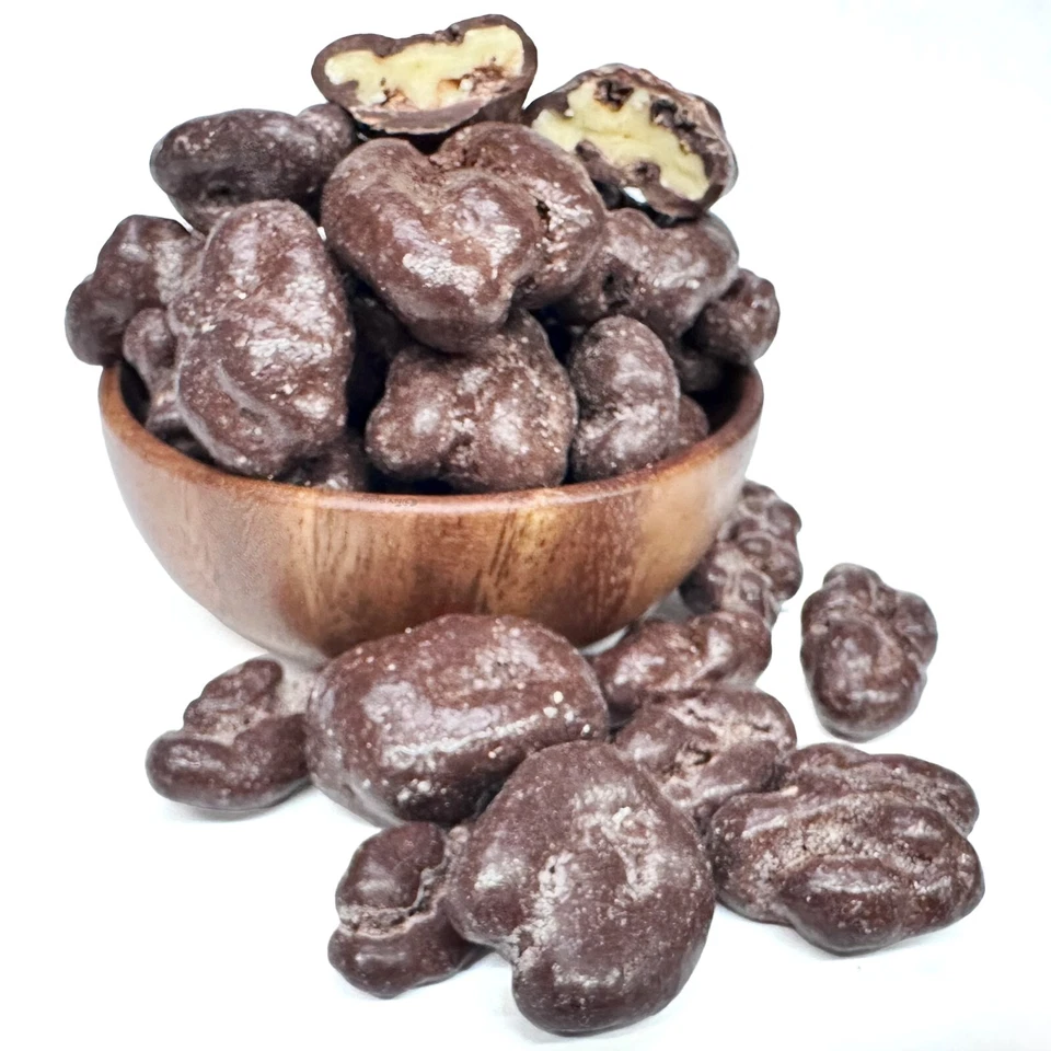 Dark Chocolate Covered Walnuts Premium Quality FREE SHIP - Image 1 of 4