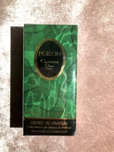 Rare Poison Christian Dior Esprit De Parfum 10ml 0,34 UsFl Oz Neu Versiegelt Vintage - Bild 1 von 3