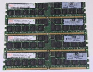 HYNIX HP 8GB (4 x 2gb) 2RX8 PC2-5300P-555-12, RAM CARD, HYMP125P72CP8-Y5 - Picture 1 of 2