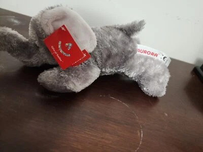 Aurora - 迷你拖鞋 - 8 英寸 Ellie Elephant 长毛绒 — 第 1/2 张图片