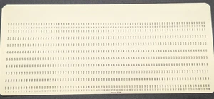 100 Vintage #5081 Data Processing Punch Cards Ennis Brand - Photo 1/6
