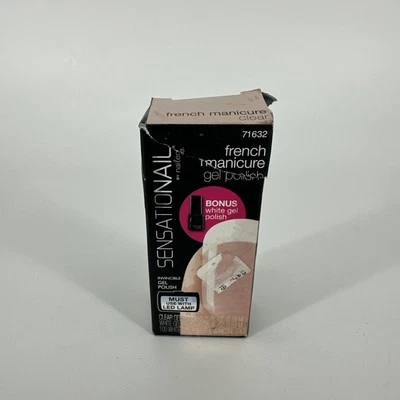 Esmalte en gel SensatioNail Color 71632 manicura francesa CLARO con esmalte blanco BONUS Foto 1 de 4