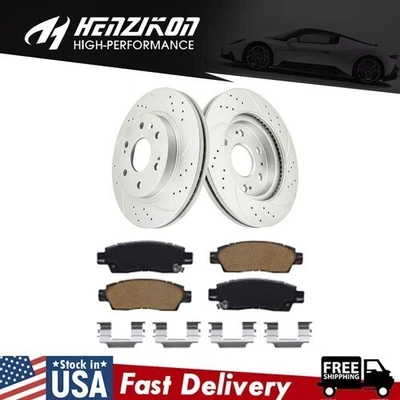 Rotores de disco trasero y pastillas de freno para Chevy Traverse GMC Acadia Buick Enclave EE. UU. Foto 1 de 4