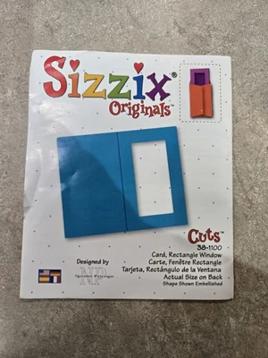 Sizzix Troquelado Original Rojo - Tarjeta Rectángulo Ventana Foto 1 de 4