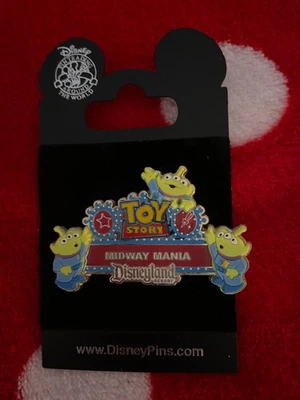 Prendedor Disneyland Toy Story Midway Mania Little Green Men -NUEVO Foto 1 de 3