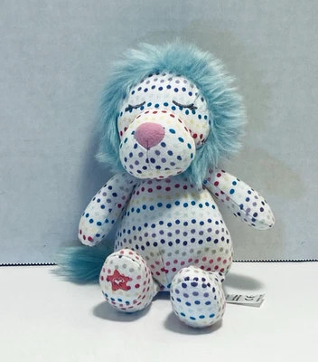 Juguete de peluche American Girl Bitty Baby Lion Friend lunares azul rosa 8" GNG45 2020 Foto 1 de 4