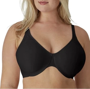 Sujetador con aros Bali Passion for Comfort Minimizer para mujer DF3385, negro, talla 38D - Imagen 1 de 9
