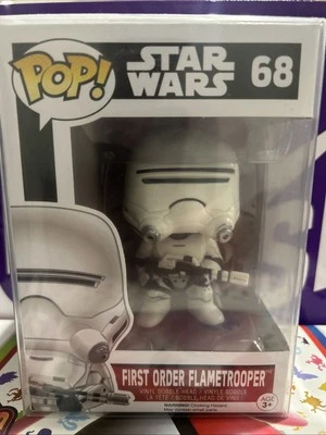 First Order Flametrooper Pop 68 - Star Wars Pop! Vinyl 2015 Vaulted + Protector Foto 1 de 3