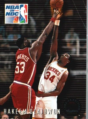 1993-94 SkyBox Premium #6 Hakeem Olajuwon - Image 1 of 2