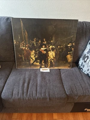 Rembrandt van Rijn (1606-1669) - -The Nightwatch. 23x 28 Painting No Frame - Image 1 of 4