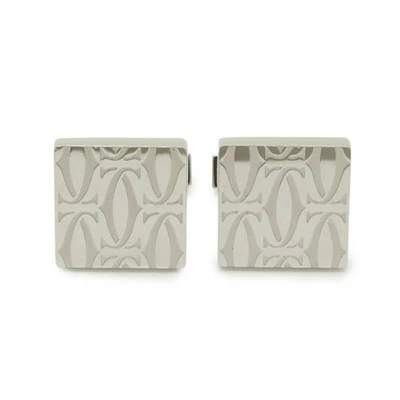 Запонки Cartier Happy Birthday 2C декор мотив серебро 925 пробы (T1220227 - Изображение 1 из 4