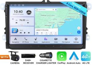 Für Golf Plus Android Autoradio 8+128G 9 Zoll DSP Navigationssystem WiFi CarPlay - Bild 1 von 22