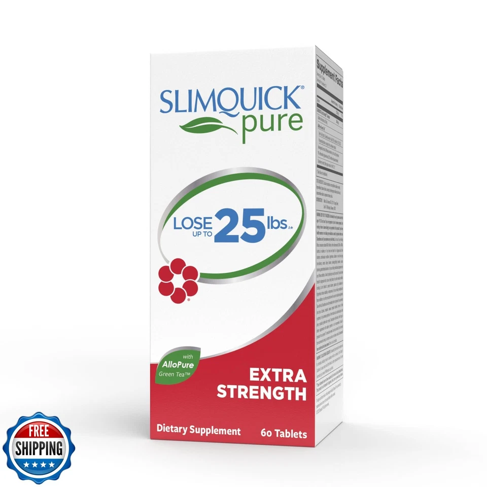 Slimquick Pure 3x píldora de fuerza extra para mujeres, ayuda a alcanzar objetivos de peso,  Foto 1 de 4